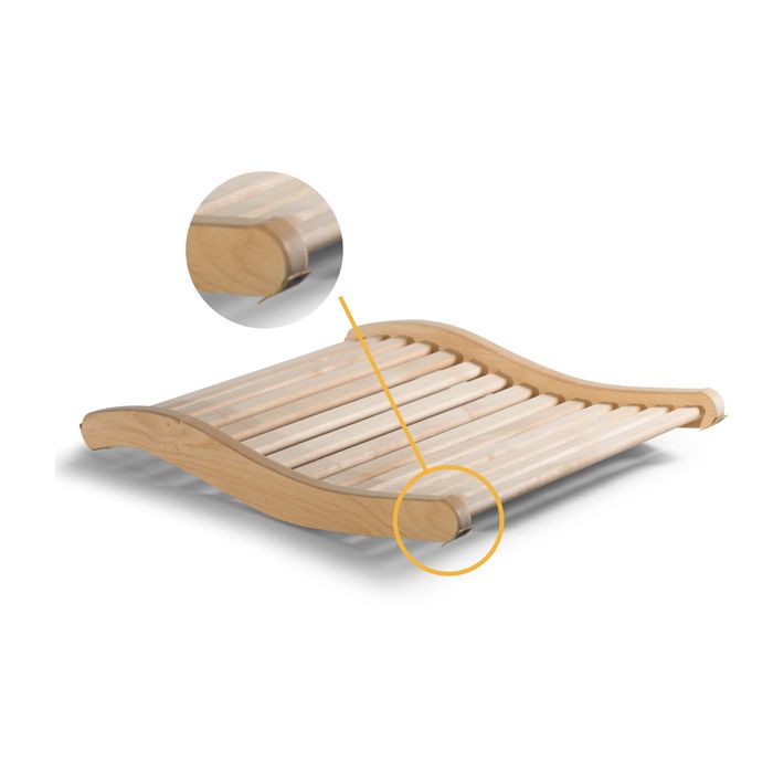 Hcohwertige Rückenstütze für die Sauna
