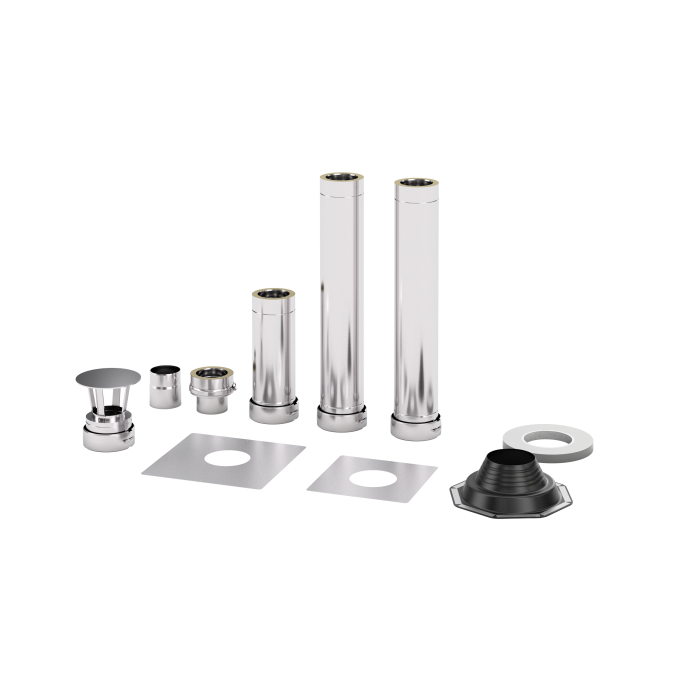 FinTec Kaminsystem Chimney Zsammensetzung