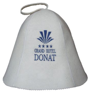 Saunahut mit Ihrem Logo